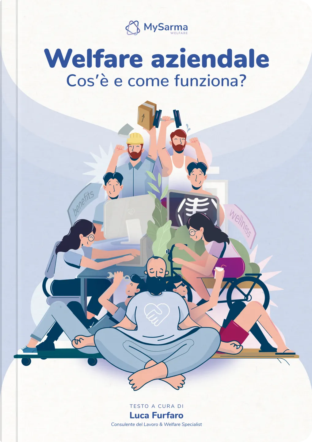 Copertina dell'ebook gratuito dal titolo: Welfare aziendale: cos'è e come funziona?