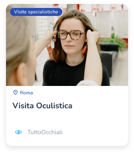 Visita specialistica oculistica app - piattaforma welfare mysarma